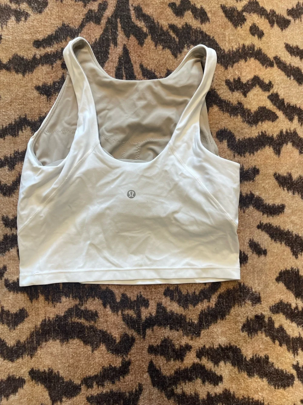 Lululemon Align White Cropped Workout Top